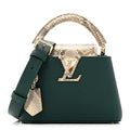Louis Vuitton Capucines Mini — Python, Green