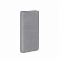 Louis Vuitton Brazza Wallet — Exotic Lizard, Grey