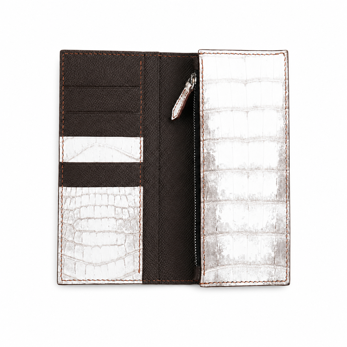 Louis Vuitton Brazza Wallet — Exotic Alligator, White