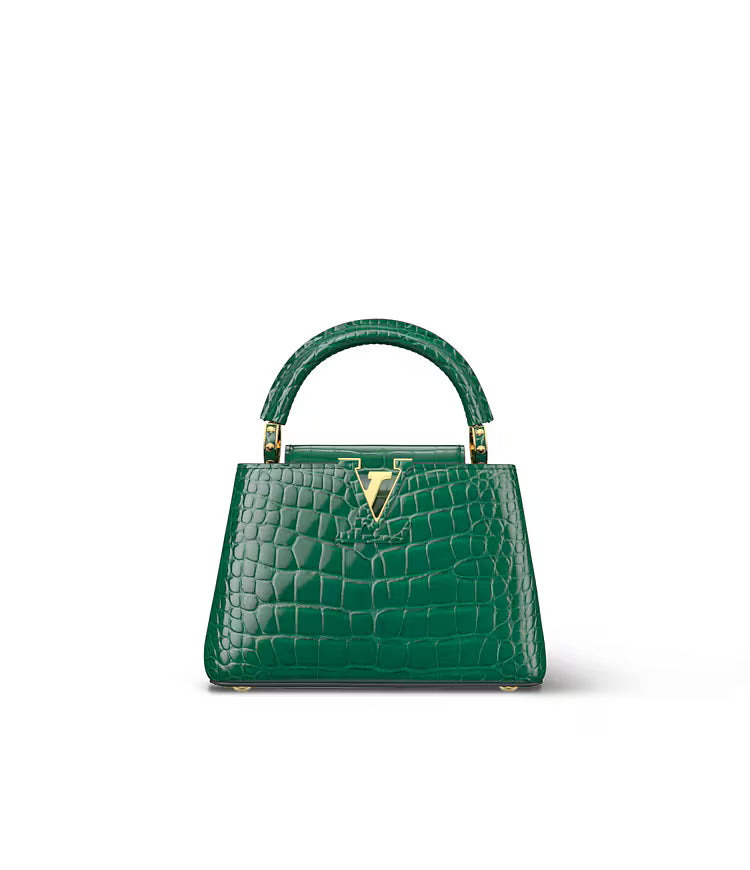 Louis Vuitton Capucines Mini — Exotic Alligator, Green