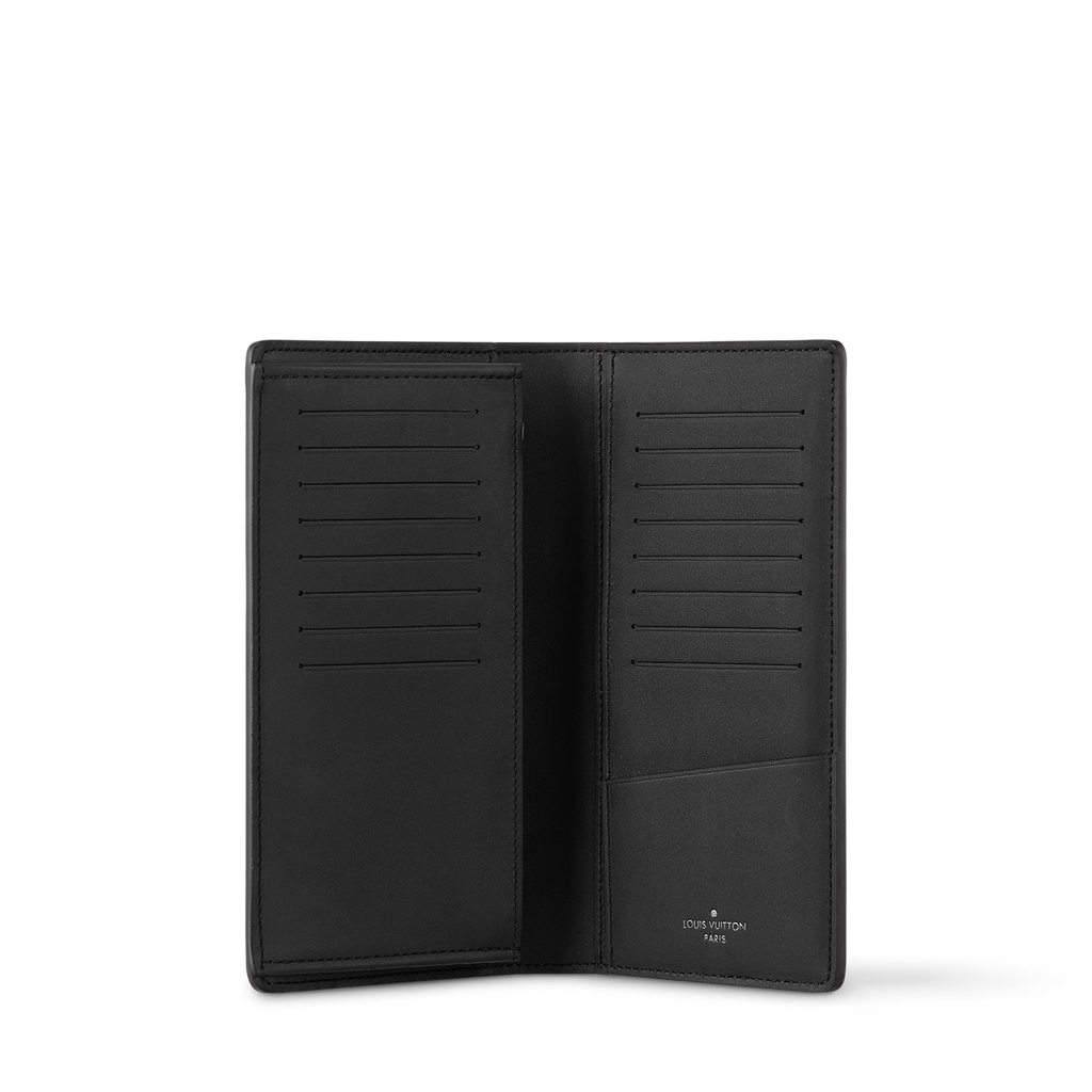Louis Vuitton Brazza Wallet — Monogram Shadow, Noir