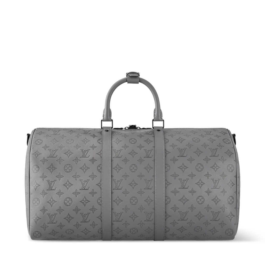Louis Vuitton Keepall 50 Bandoulière — Shadow Grey