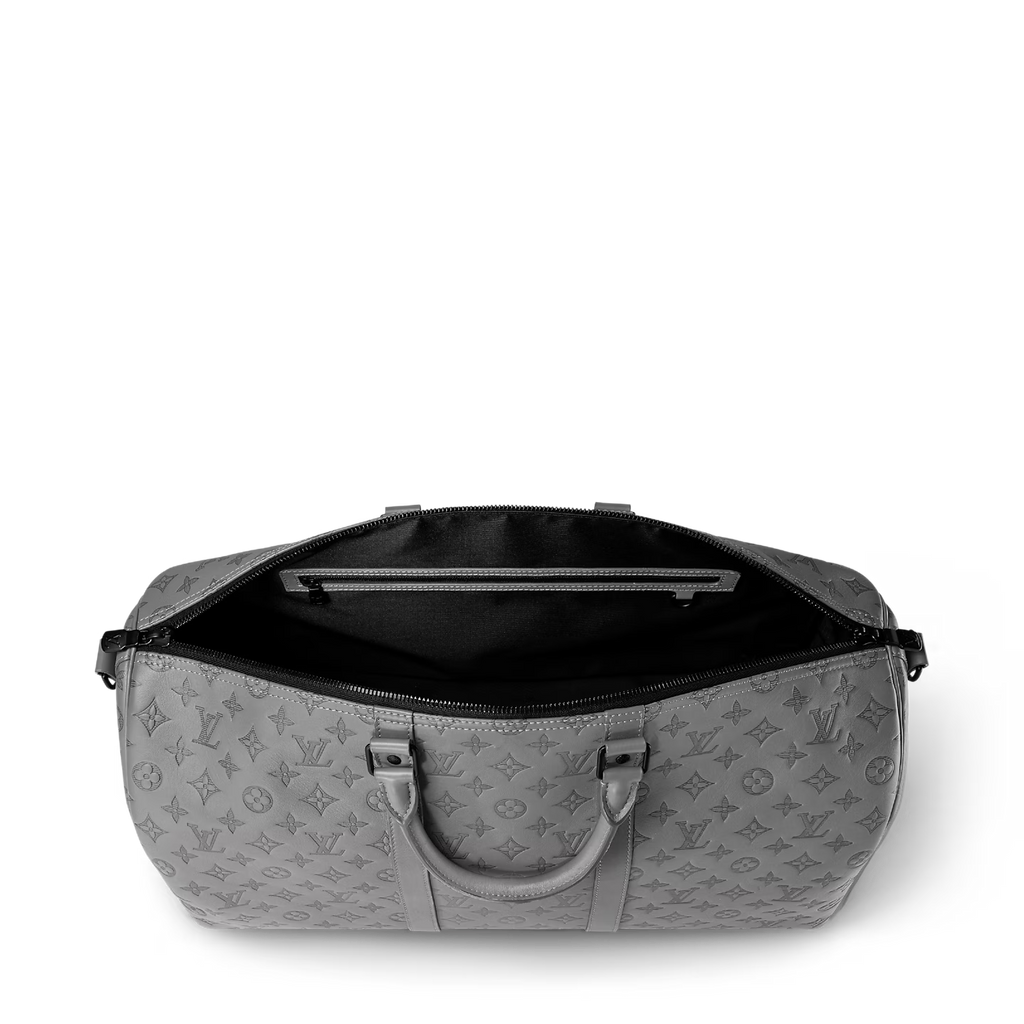 Louis Vuitton Keepall 50 Bandoulière — Shadow Grey