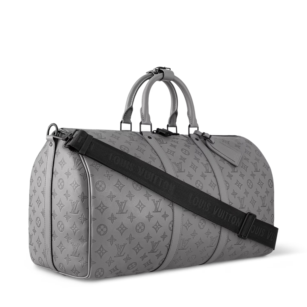 Louis Vuitton Keepall 50 Bandoulière — Shadow Grey