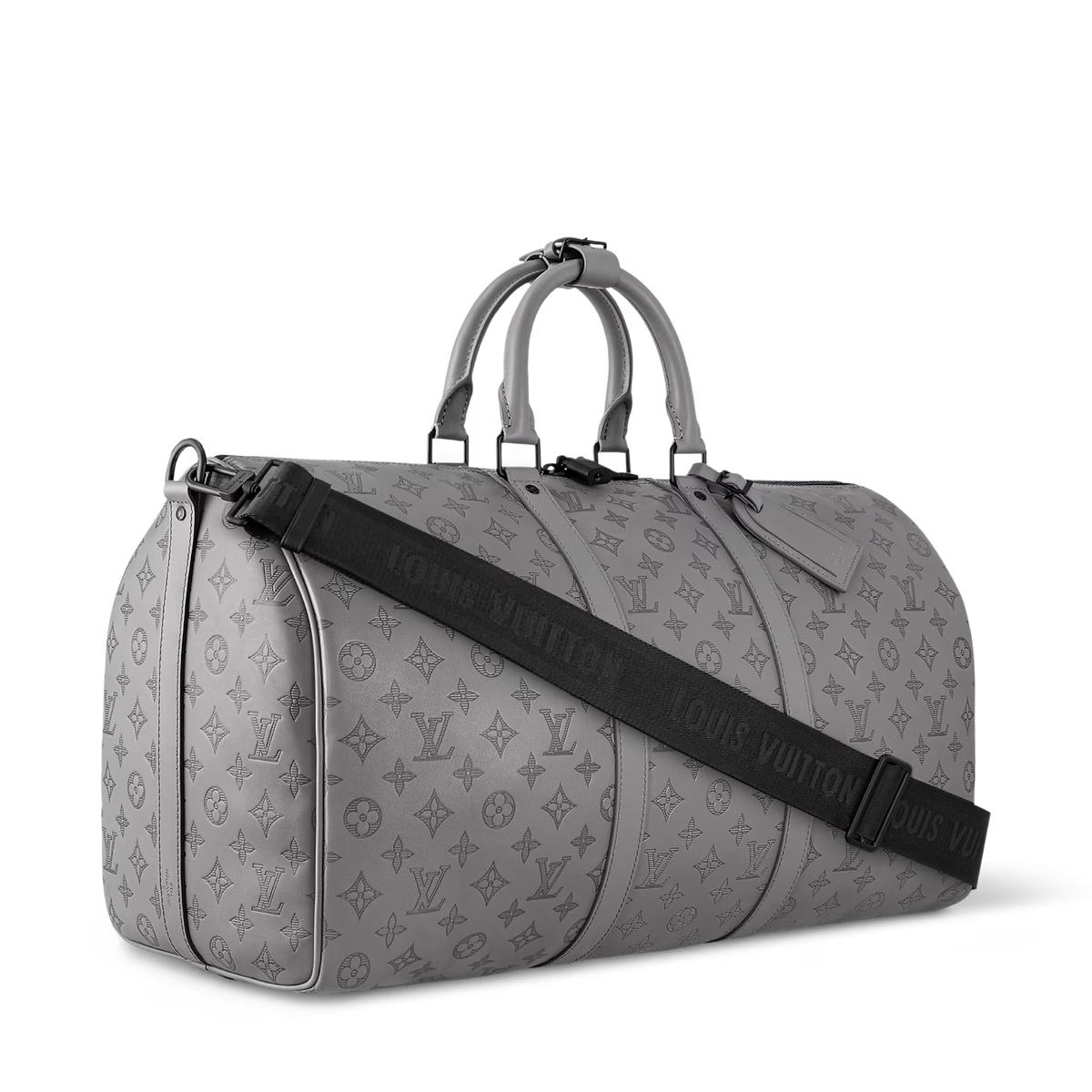 Louis Vuitton Keepall 50 Bandoulière — Shadow Grey