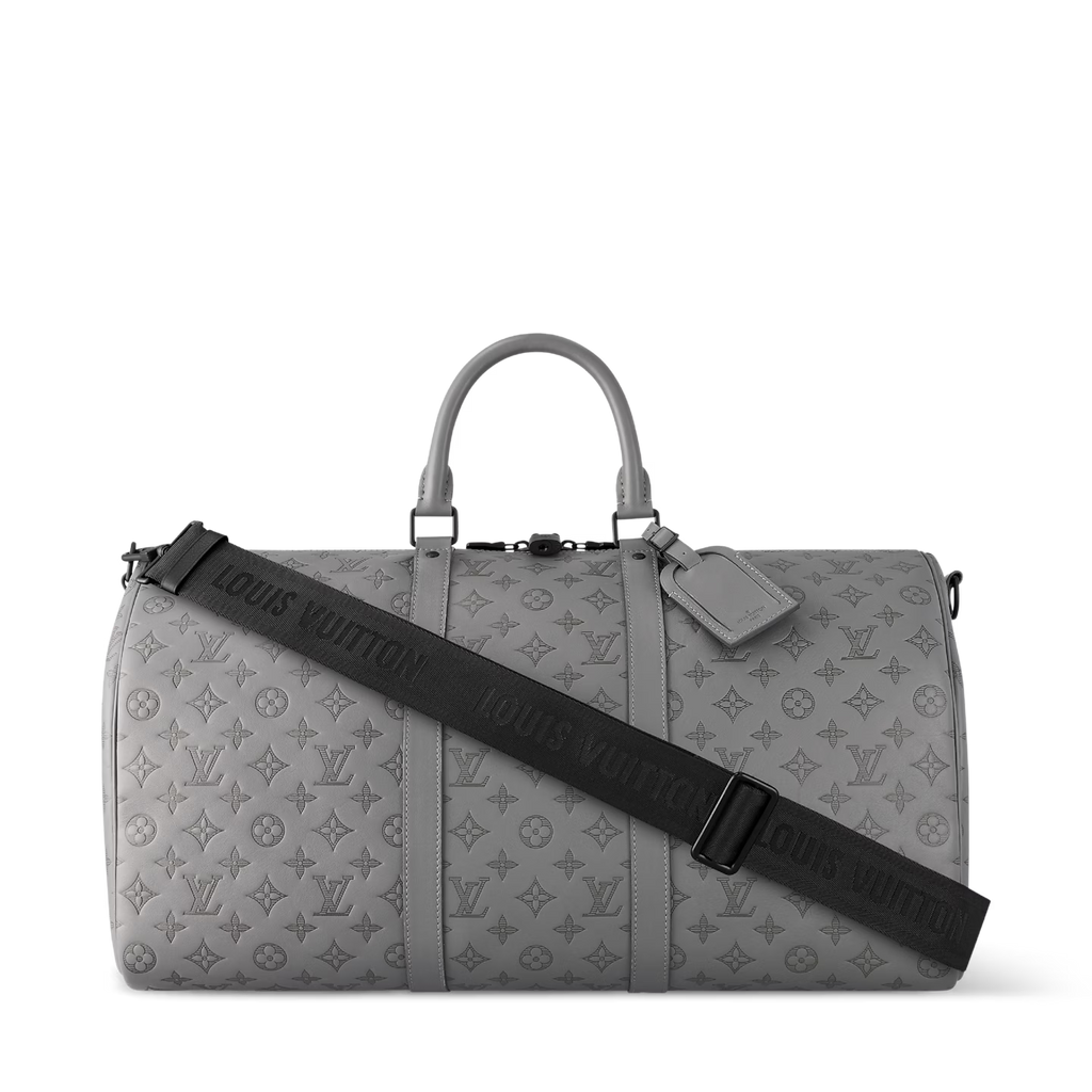Louis Vuitton Keepall 50 Bandoulière — Shadow Grey