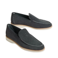 Hermès Low Loafer — Velvet Calfskin, Gris Or