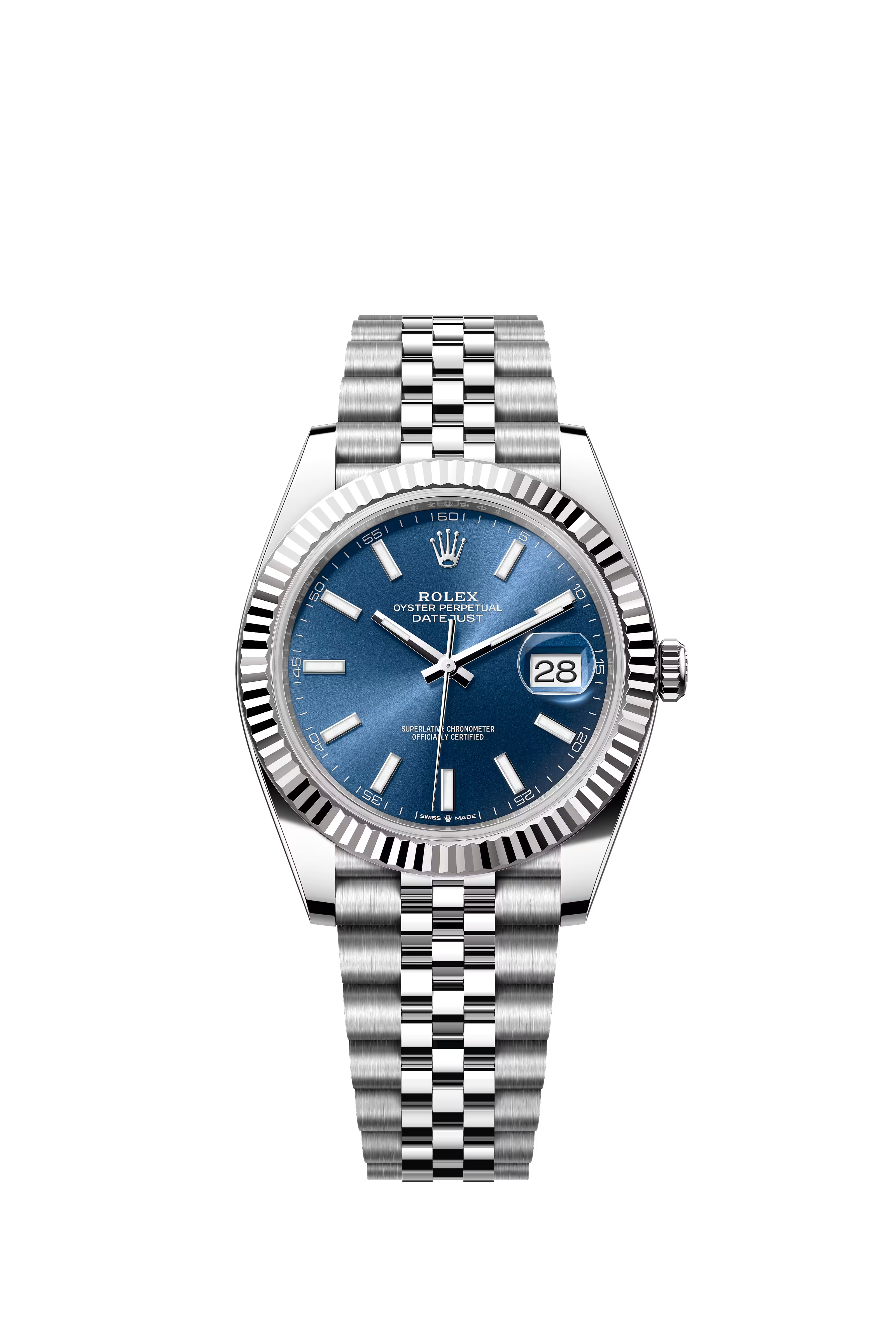 Rolex Datejust 41 — Blue Dial, Jubilee Bracelet